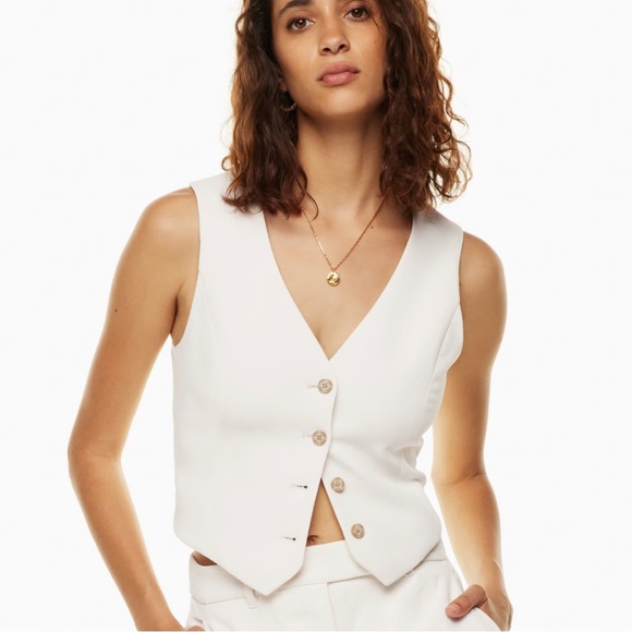 Aritzia Tops - Aritzia Wilfred Stucco Vest